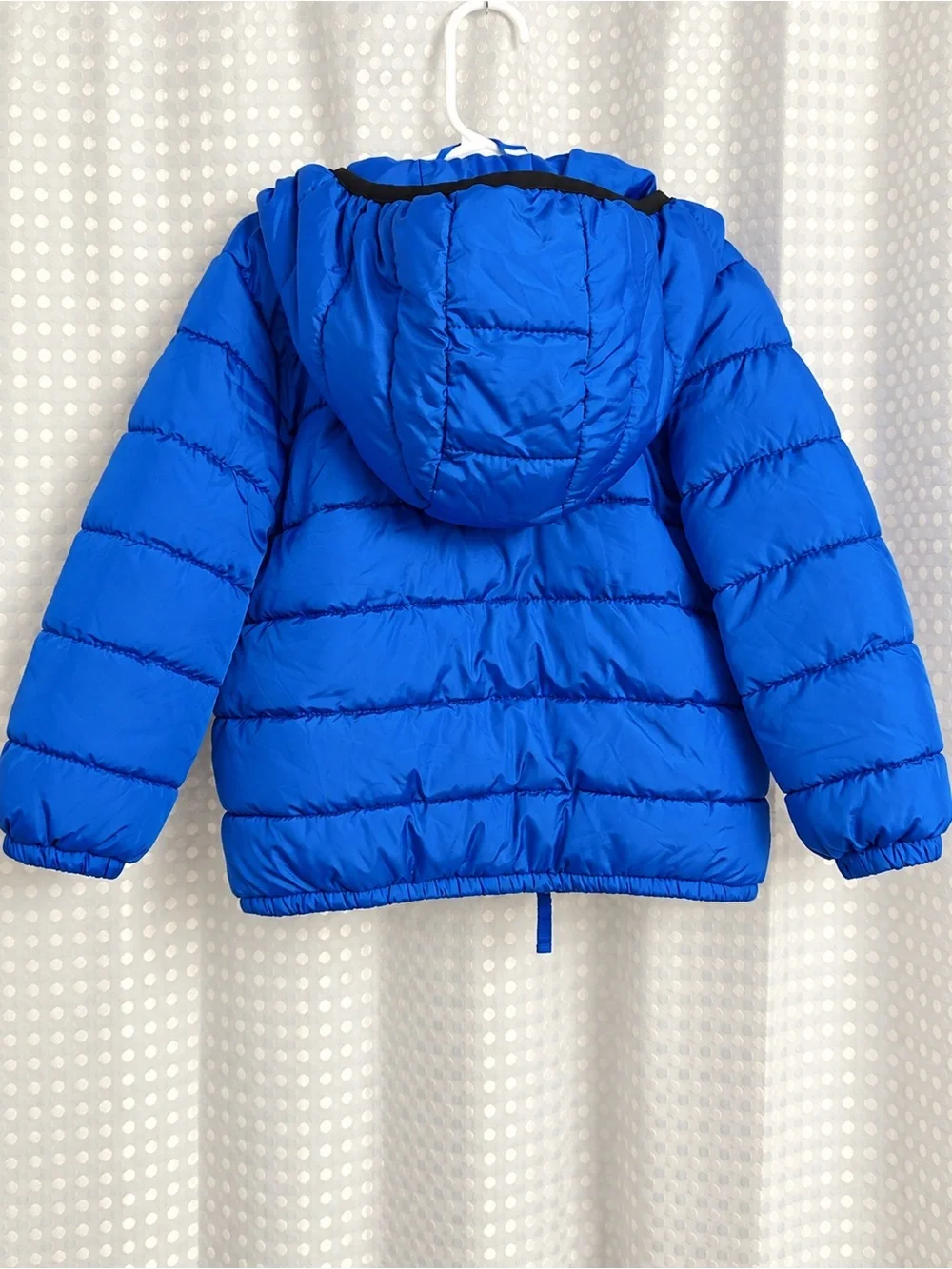 The Children's Place Bright Blue Quilted Puffer Jacket with Hood